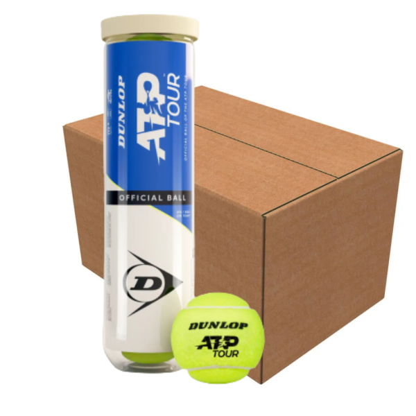 Теннисные мячи Dunlop ATP TOUR*4 72 мяча Теннисные мячи Dunlop ATP TOUR*4 72 мяча