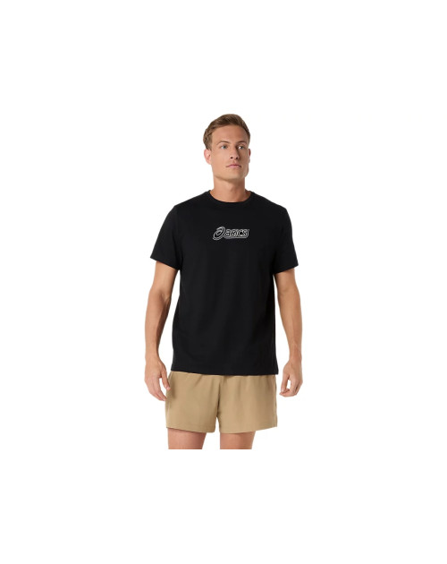 Тенісна футболка Asics LOGO GRAPHIC TEE BK