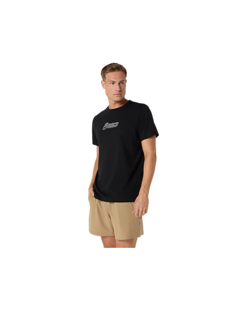 Тенісна футболка Asics LOGO GRAPHIC TEE BK