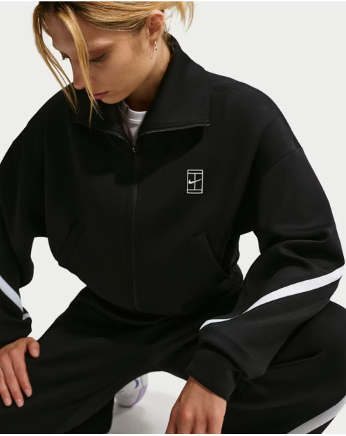Теннисный жакет W NIKE DF ADVTG JKT FZ BK