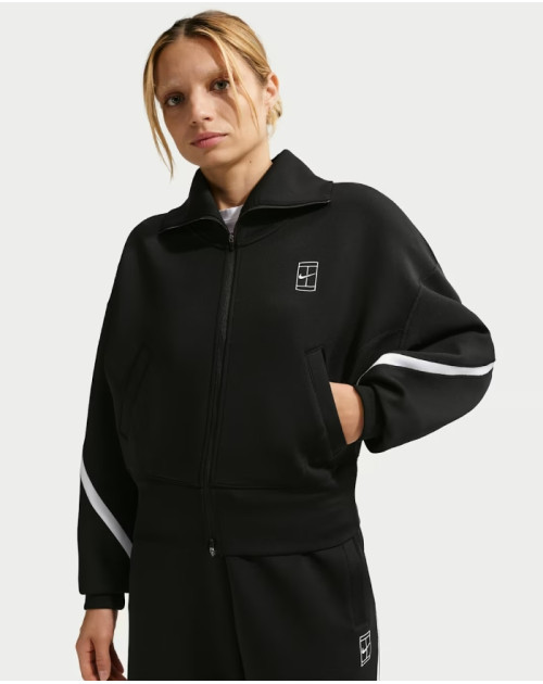 Теннисный жакет W NIKE DF ADVTG JKT FZ BK