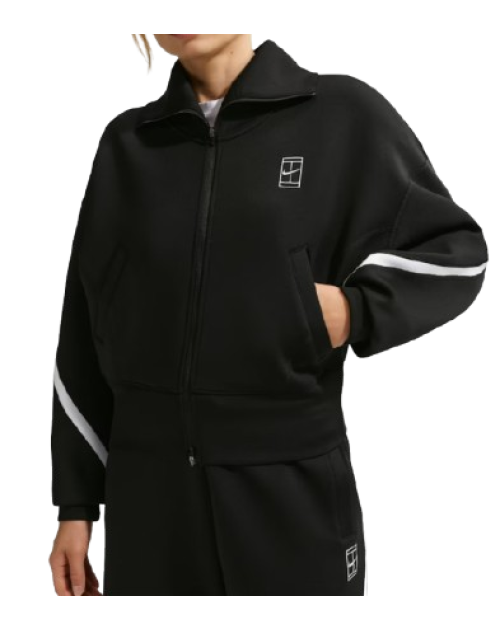 Теннисный жакет W NIKE DF ADVTG JKT FZ BK