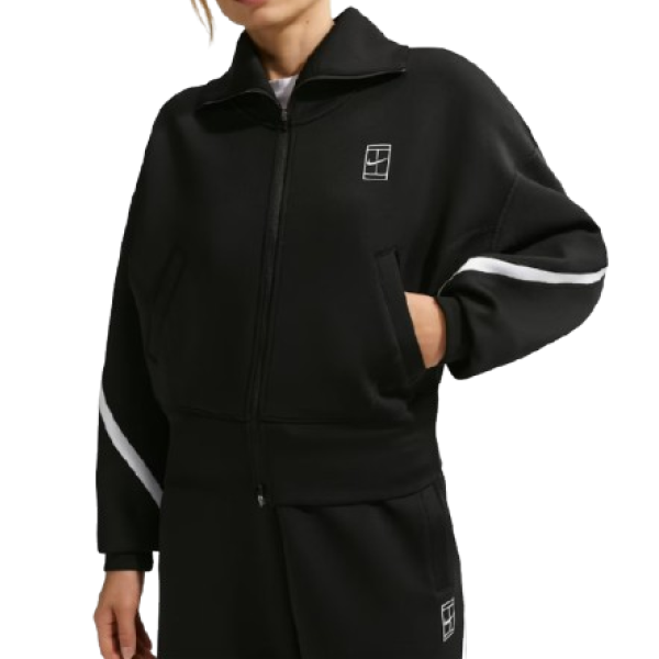 Теннисный жакет W NIKE DF ADVTG JKT FZ BK