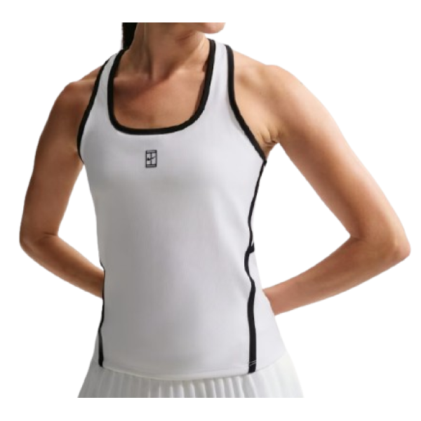 Теннисная майка W NIKE DF ADVTG TANK NVLT wh Теннисная майка W NIKE DF ADVTG TANK NVLT wh