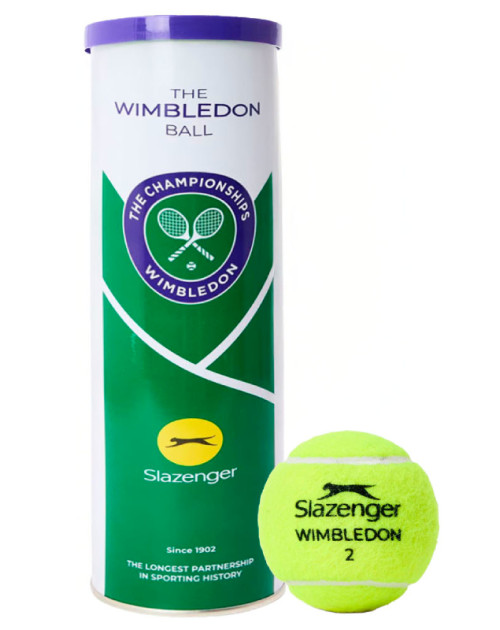 Теннисные мячи Slazenger Wimbledon ×3 ball 1 банка