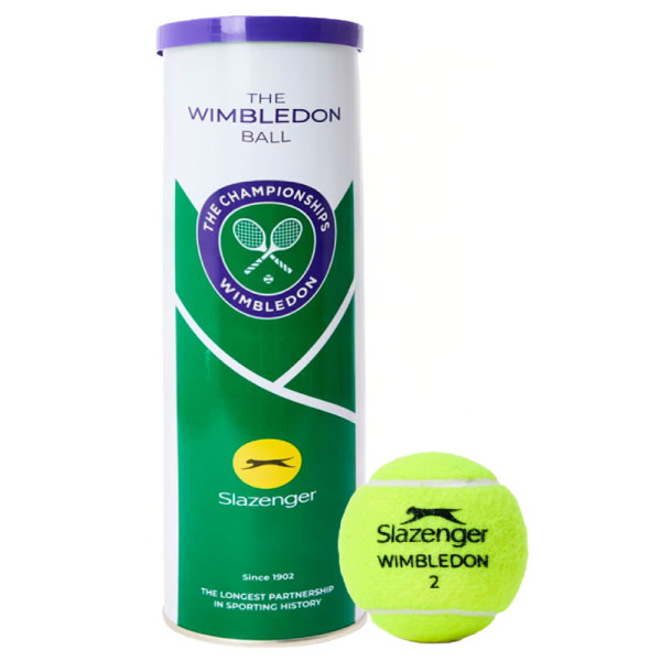 Теннисные мячи Slazenger Wimbledon ×3 ball 1 банка