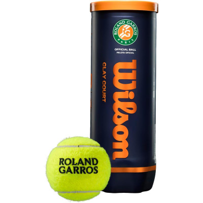 Тенісні м'ячі WILSON ROLAND GARROS CLAY * 3