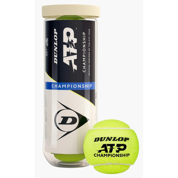 Теннисные мячи DUNLOP ATP CHAMPIONSHIP*3 1 банка Теннисные мячи DUNLOP ATP CHAMPIONSHIP*3 1 банка