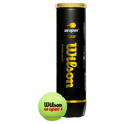 Тенісні м'ячі Wilson US OPEN, 4 м'ячі NEW Тенісні м'ячі Wilson US OPEN, 4 м'ячі NEW