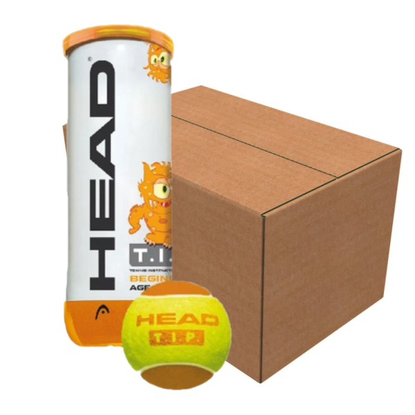 Тенісні м'ячі Head TIP*3 orange 50% 72 м'ячі Тенісні м'ячі Head TIP*3 orange 50% 72 м'ячі
