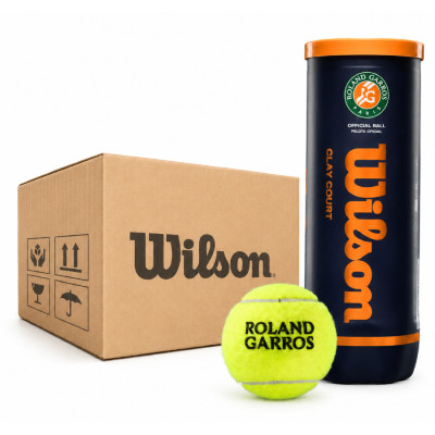 Тенісні м'ячі WILSON ROLAND GARROS CLAY *72 Тенісні м'ячі WILSON ROLAND GARROS CLAY *72