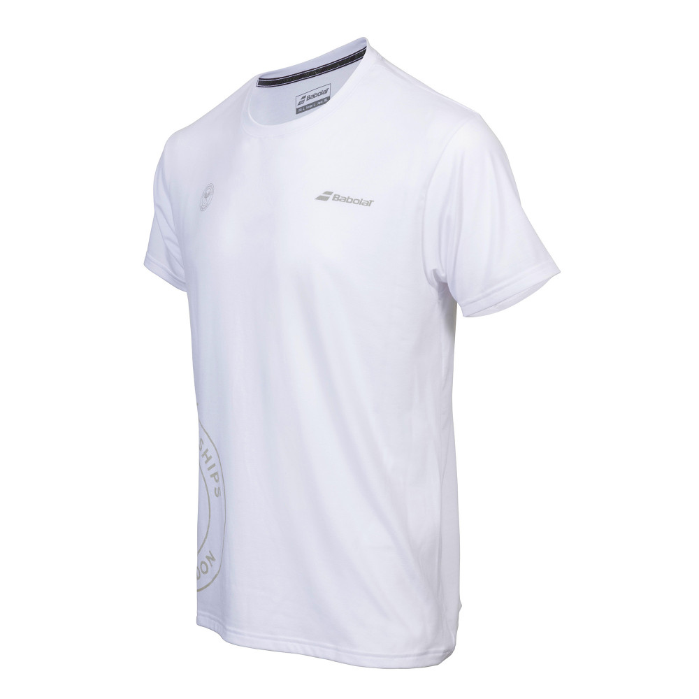 Теннисная футболка BABOLAT T-SHIRT CORE WIMBLEDON BOY. Фото �3