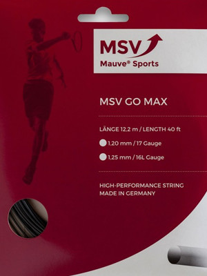 Теннисные струны MSV GO-MAX bk 12m