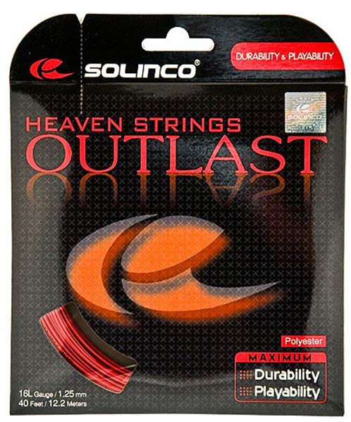 Теннисные струны Solinco Outlast 12m 1,3 red