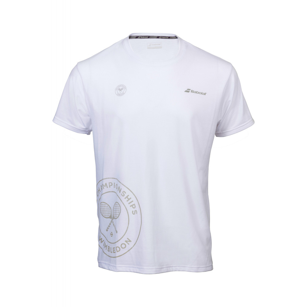 Теннисная футболка BABOLAT T-SHIRT CORE WIMBLEDON BOY