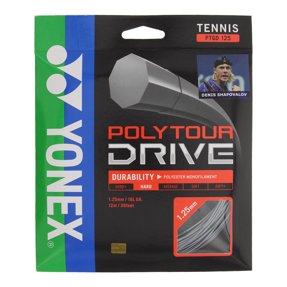Теннисные струны YONEX POLY TOUR DRIVE 125 SILVER 12m