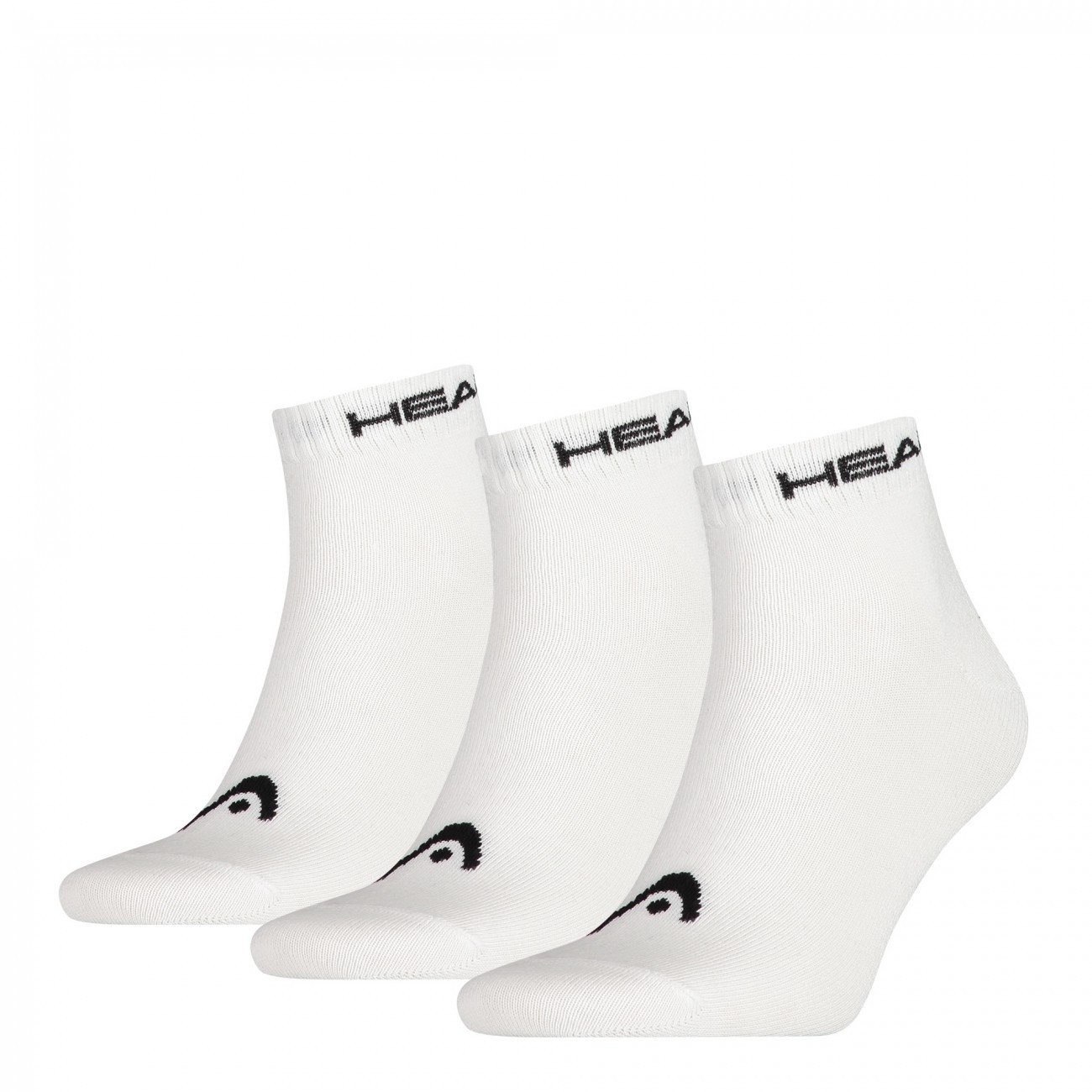 Носки теннисные HEAD 3P Unisex Quarter Socks 300 WH