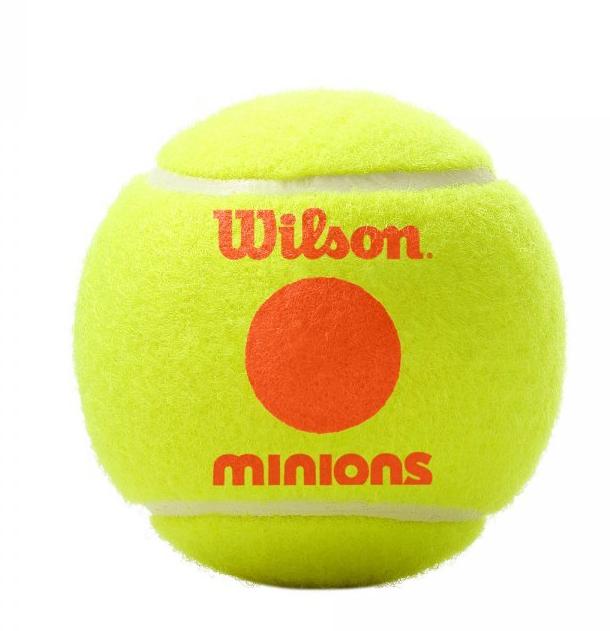 Теннисные мячи WILSON MINIONS STAGE 2 50% *72. Фото �3