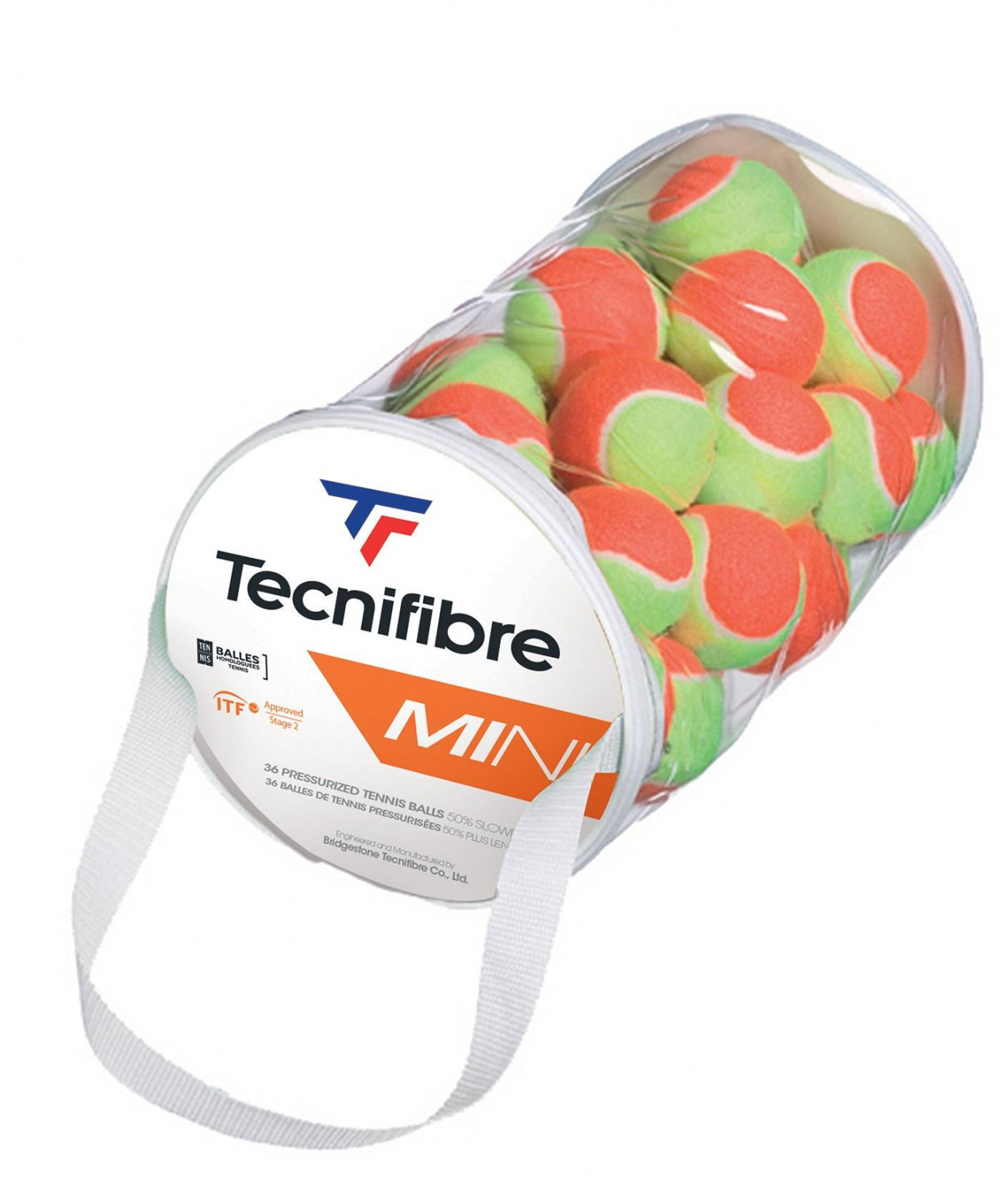 Теннисные мячи Tecnifibre Mini Tennis (50%) (Stage 2)*36